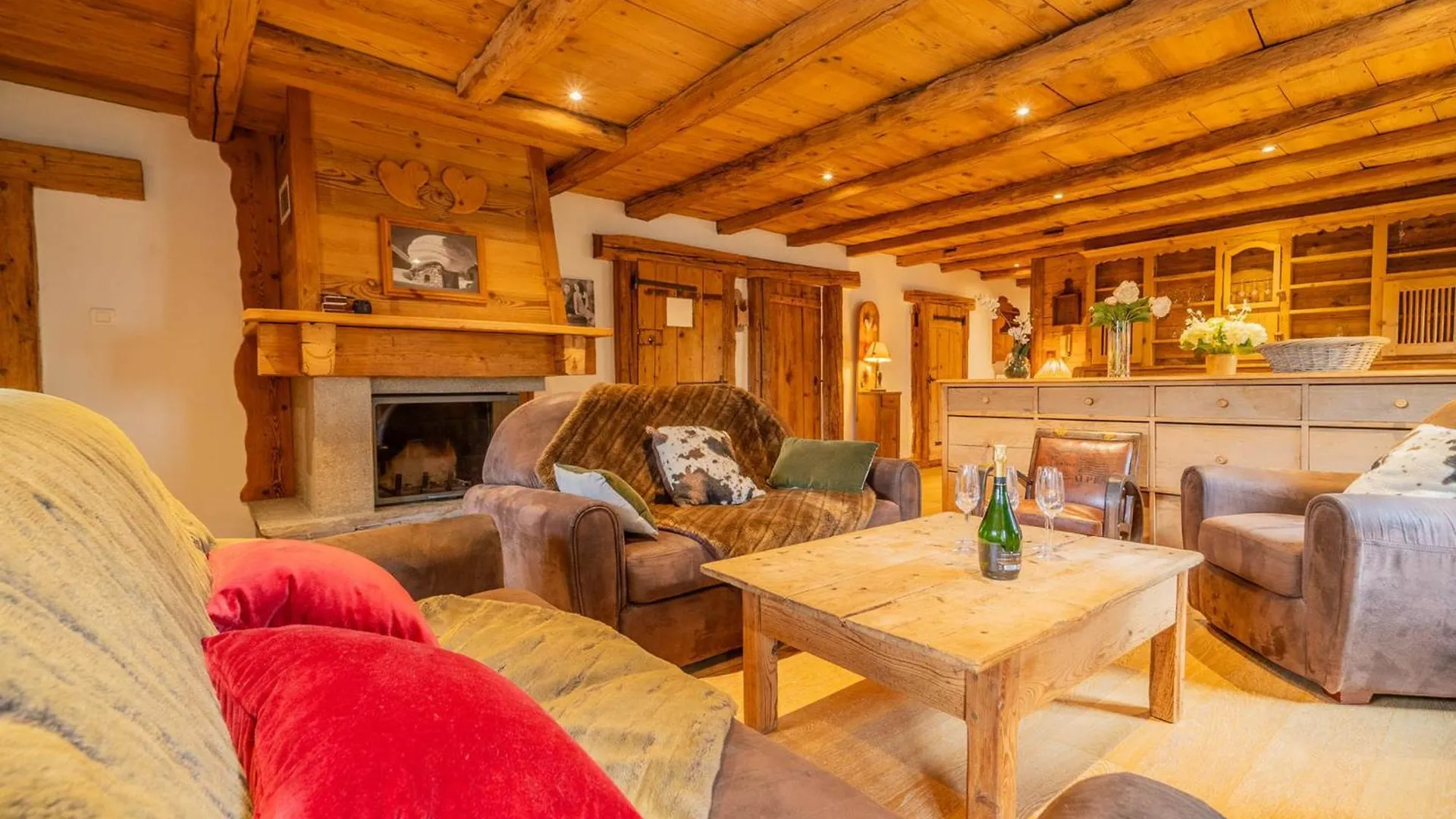 Spacieux Appart 5 Ch Au Coeur Du Village, Charme Savoyard, Wifi, Cheminee Decorative - Fr-1-437-51 La Clusaz
